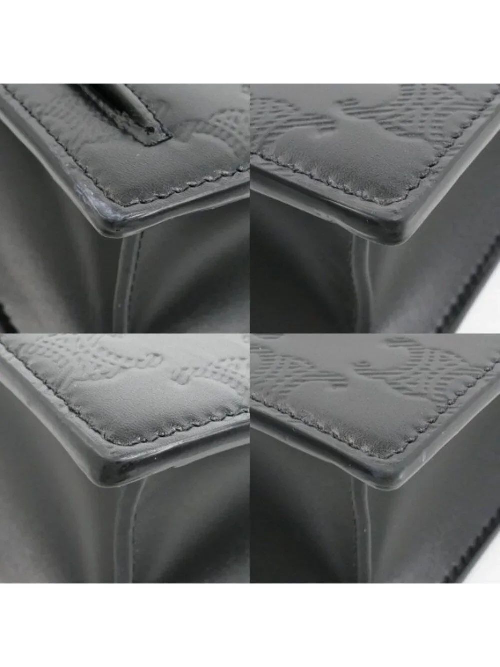 Celine Triomphe Clutch Black Vintage